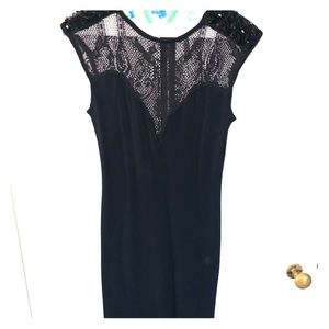 Short black cocktail dress